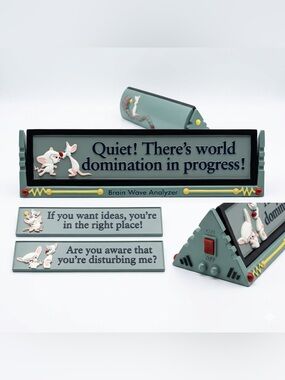 Brain Wave Analyzer Desk Sign